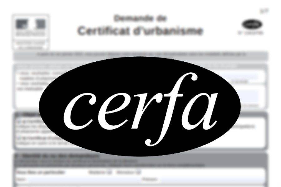 Formulaire CERFA demande renseignement urbanisme
